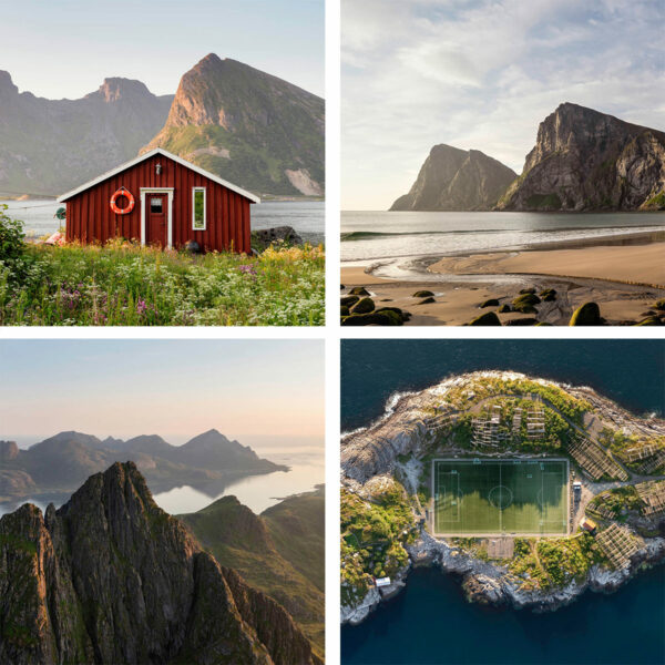 Lofoten Islands quad photography set