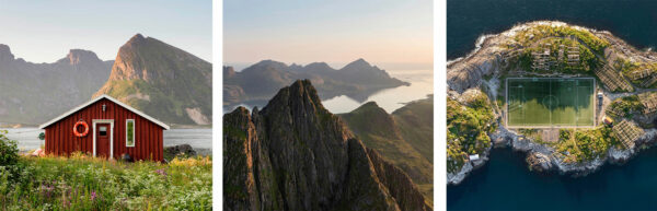 Lofoten Islands Triptych photography set