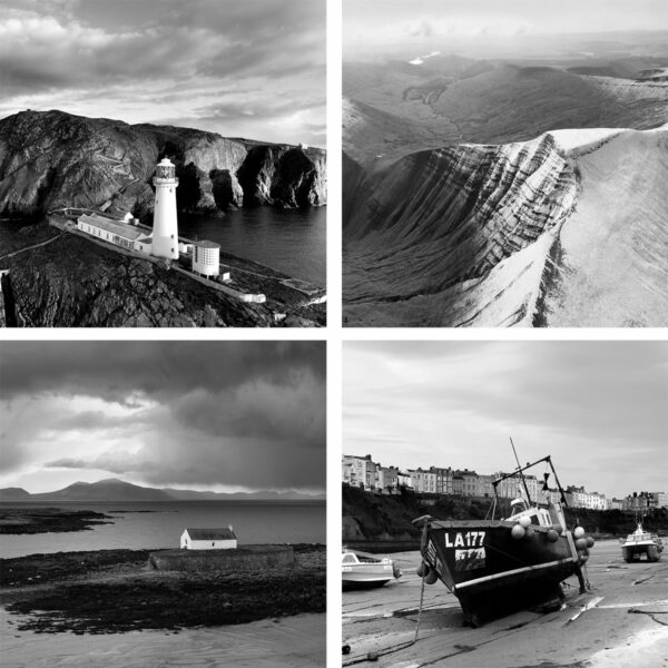 Wales b&w photo set