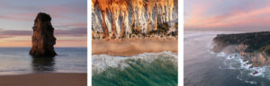 Portugal Coast triptych art photography print set